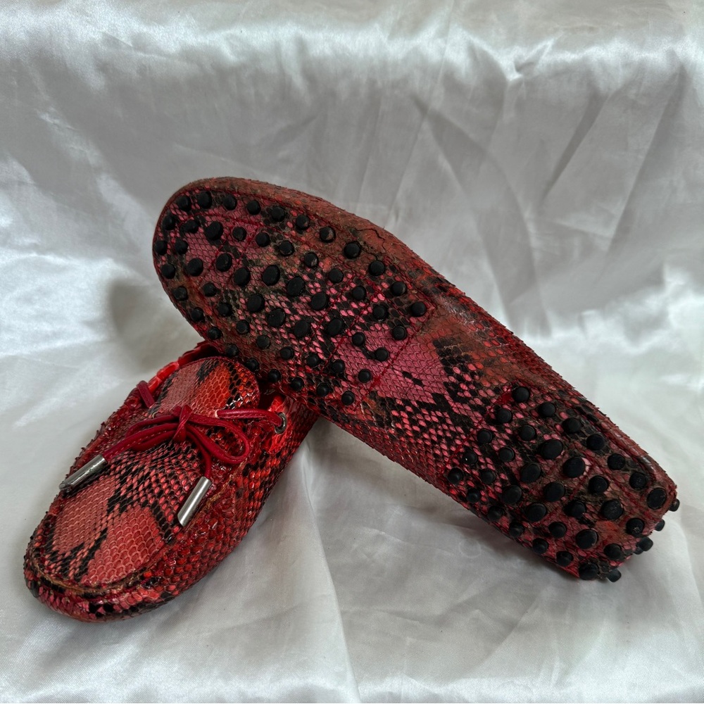 Tod’s Red Python Loafer - Picture 9 of 9